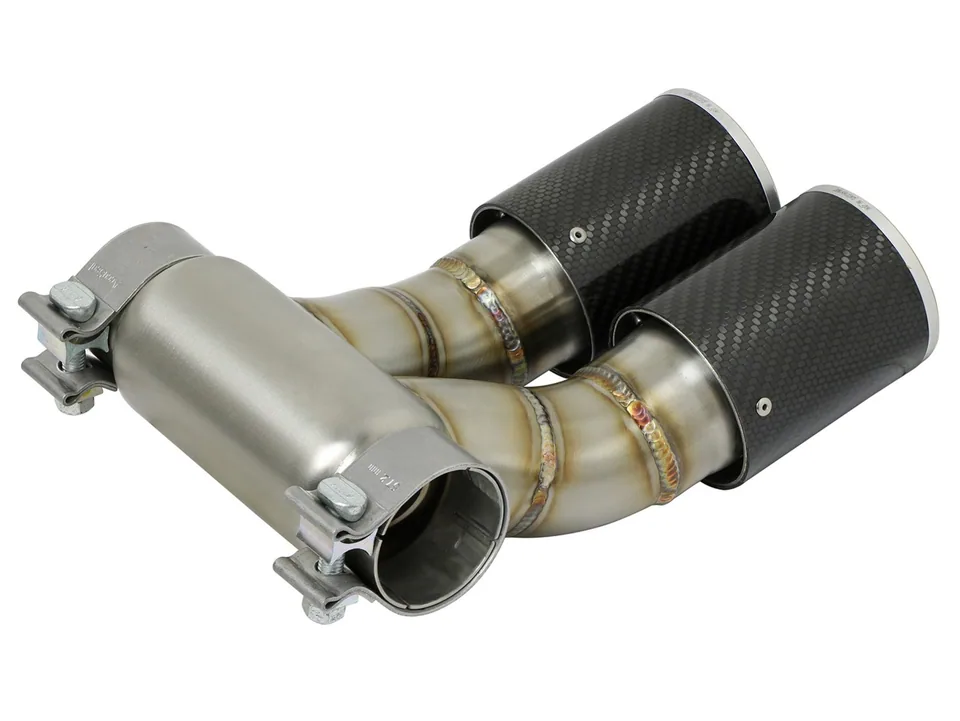 aFe Power 13-16 Porsche Cayman S / Boxster S Carbon Fiber Exhaust Tip Upgrade 49C36413-C 3 of 6