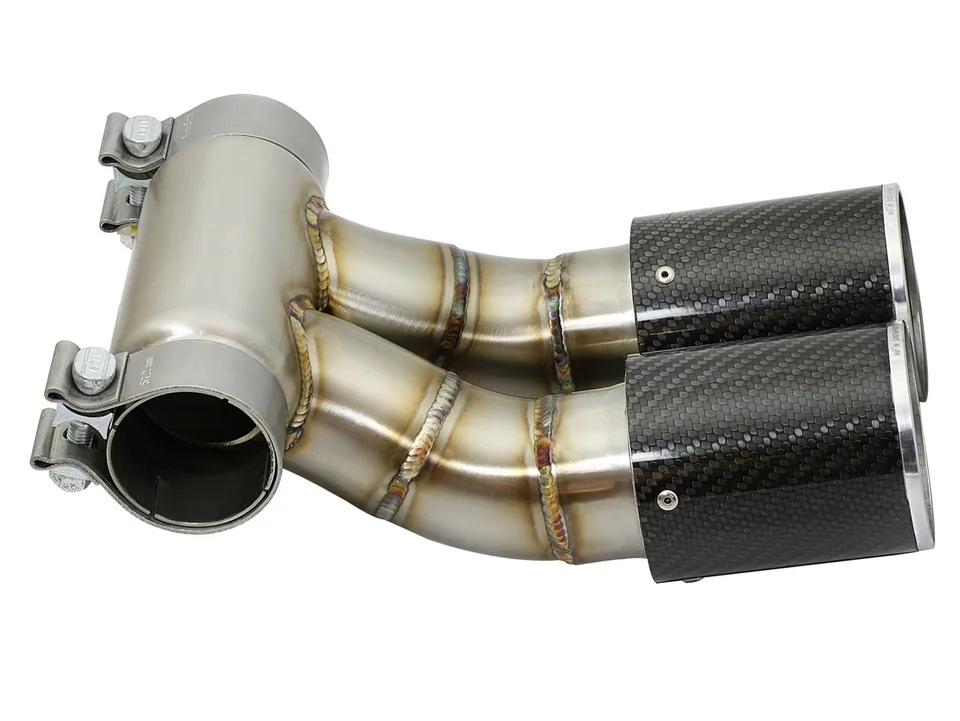 aFe Power 13-16 Porsche Cayman S / Boxster S Carbon Fiber Exhaust Tip Upgrade 49C36413-C 4 of 6