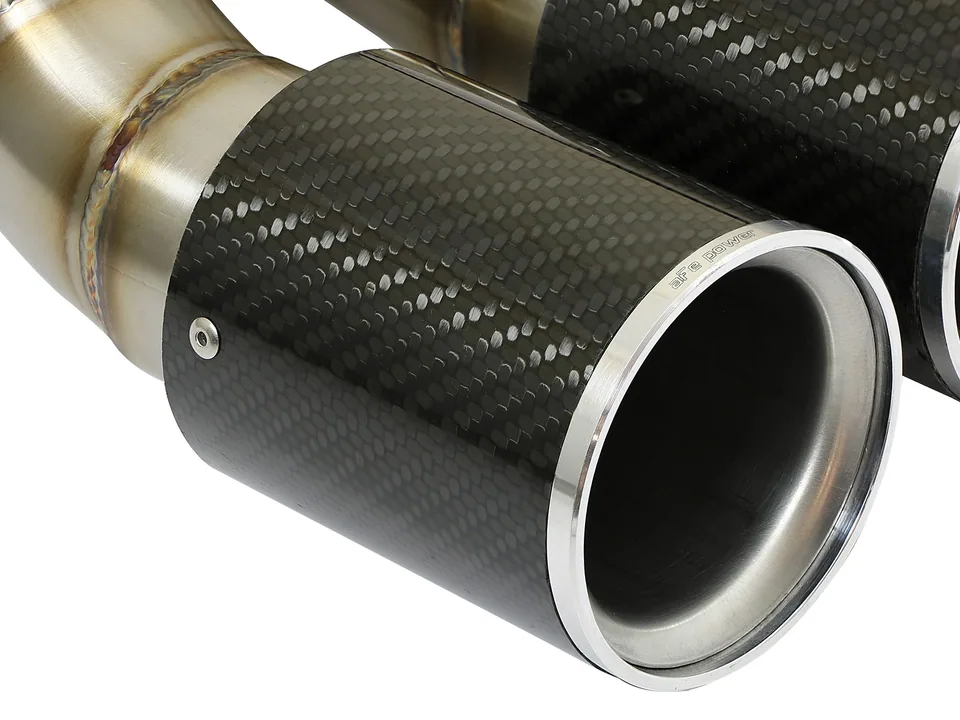 aFe Power 13-16 Porsche Cayman S / Boxster S Carbon Fiber Exhaust Tip Upgrade 49C36413-C 5 of 6