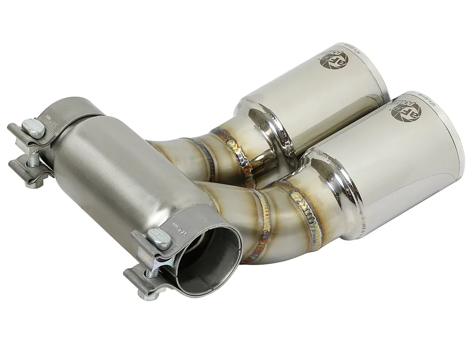 aFe Power 13-16 Porsche Cayman S / Boxster S Polish Exhaust Tip Upgrade 49C36413-P 3 of 6