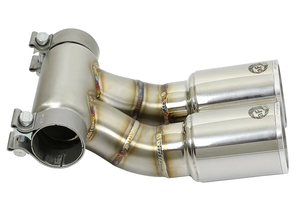 aFe Power 13-16 Porsche Cayman S / Boxster S Polish Exhaust Tip Upgrade 49C36413-P 4 of 6