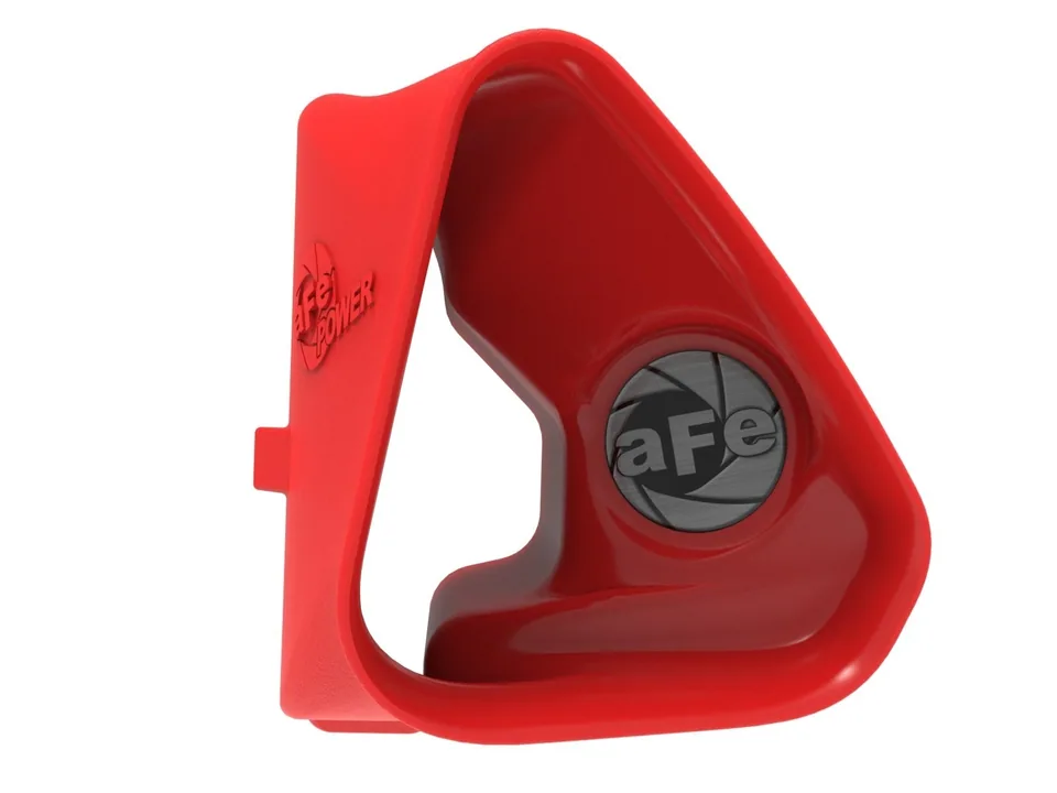 aFe Power 15-20 Ford Mustang 2.3l L4/3.7l V6/5.0l V8 Dynamic Air Scoop - Red 54-13015SR 3 of 6