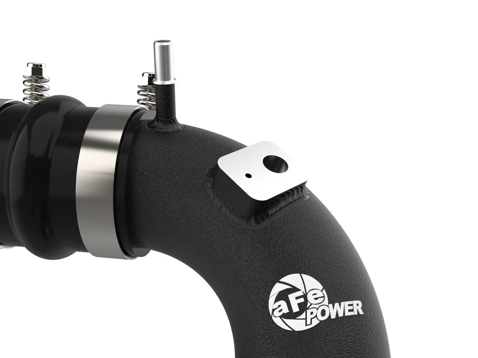 aFe Power 21-22 Ford Bronco L4-2.3L (t) BladeRunner 3in Aluminum Cold Charge Pipe Black 46-20579-B 3 of 6