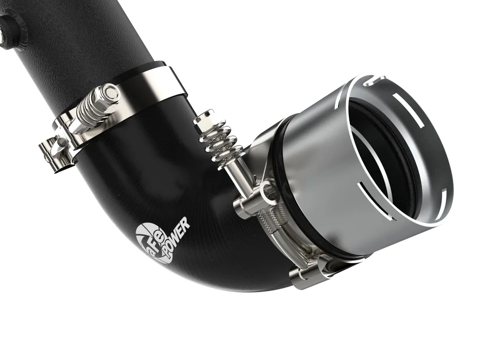 aFe Power 21-22 Ford Bronco L4-2.3L (t) BladeRunner 3in Aluminum Cold Charge Pipe Black 46-20579-B 4 of 6