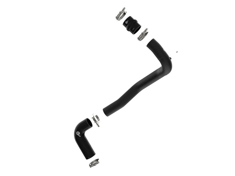 afe 08-10 Ford Trucks V8-6.4L (td) BladeRunner 3 IN Aluminum Hot Charge Pipe - Black 46-20079-B 2 of 6