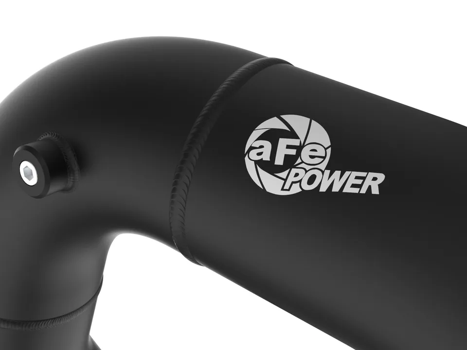 afe 08-10 Ford Trucks V8-6.4L (td) BladeRunner 3 IN Aluminum Hot Charge Pipe - Black 46-20079-B 3 of 6