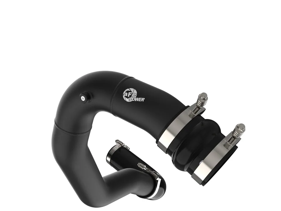 afe 08-10 Ford Trucks V8-6.4L (td) BladeRunner 3 IN Aluminum Hot Charge Pipe - Black 46-20079-B 4 of 6