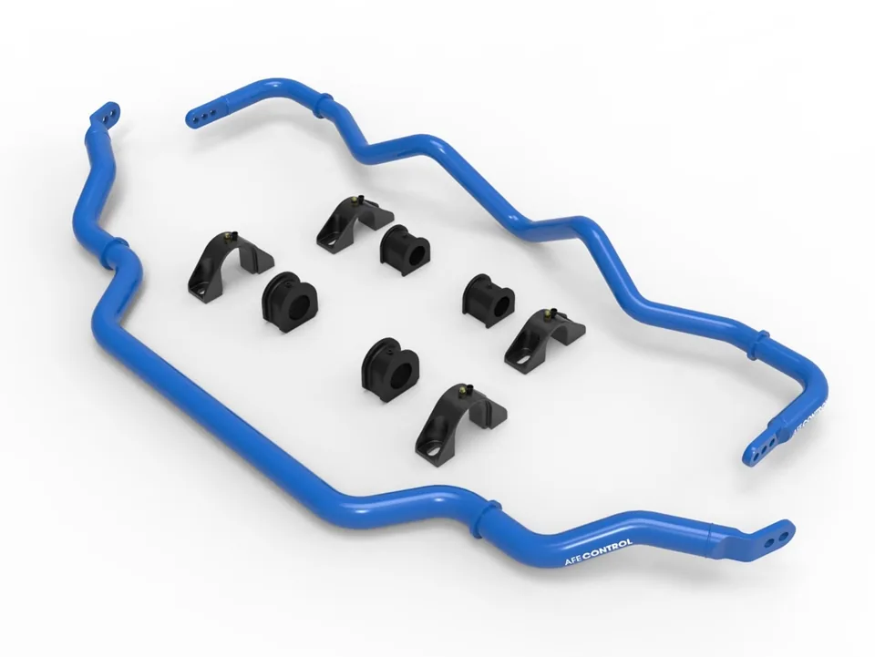 aFe 08-20 Nissan/Infiniti 370Z/Q60/G37 V6-3.7L Front and Rear Control Sway Bar Set - Blue 440-712001-L 1 of 1