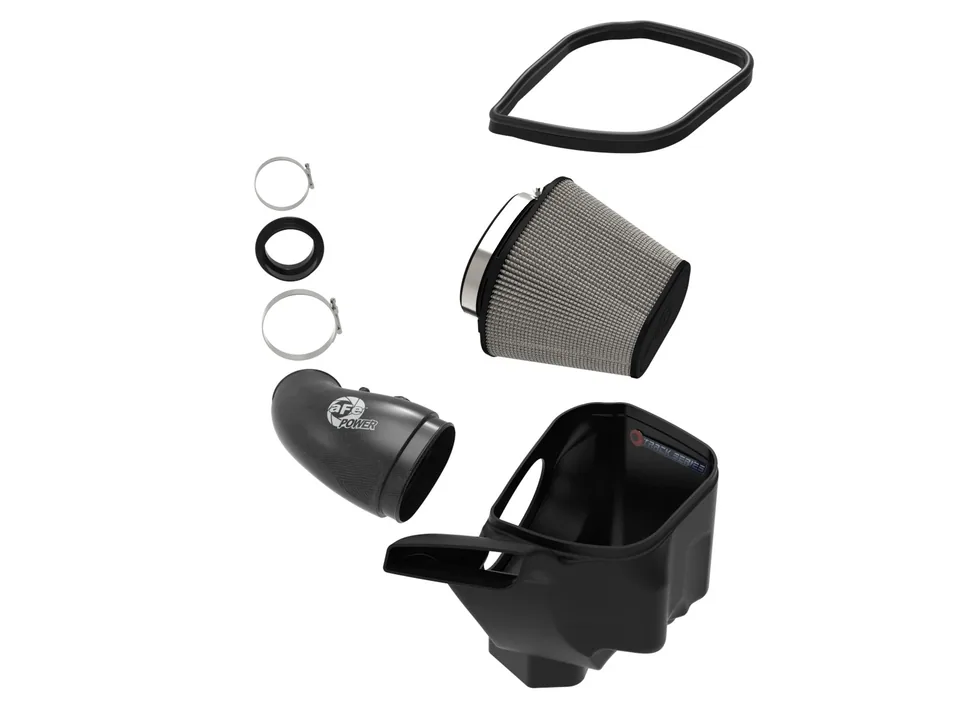 aFe 12-21 Jeep Grand Cherokee 6.4L Track Series Carbon Fiber Cold Air Intake w/Pro Dry S Filter 57-10014D 2 of 6