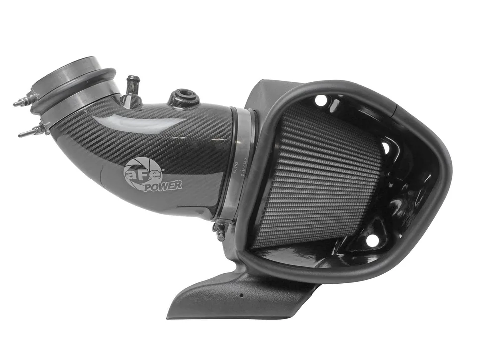 aFe 12-21 Jeep Grand Cherokee 6.4L Track Series Carbon Fiber Cold Air Intake w/Pro Dry S Filter 57-10014D 6 of 6