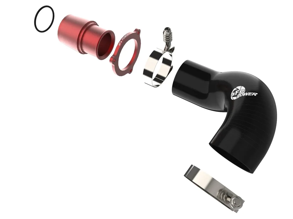 aFe 15-21 Audi/VW A3/S3/GTI/Golf Turbocharger Inlet Pipe - Red 46-20417-R 2 of 5