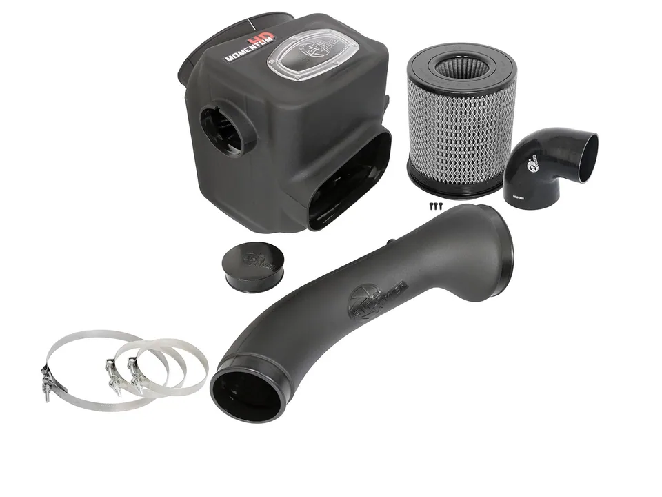 aFe 16-19 Nissan Titan XD V8 5.0L Momentum HD Cold Air Intake System w/ Pro DRY S Media 51-76105 3 of 6