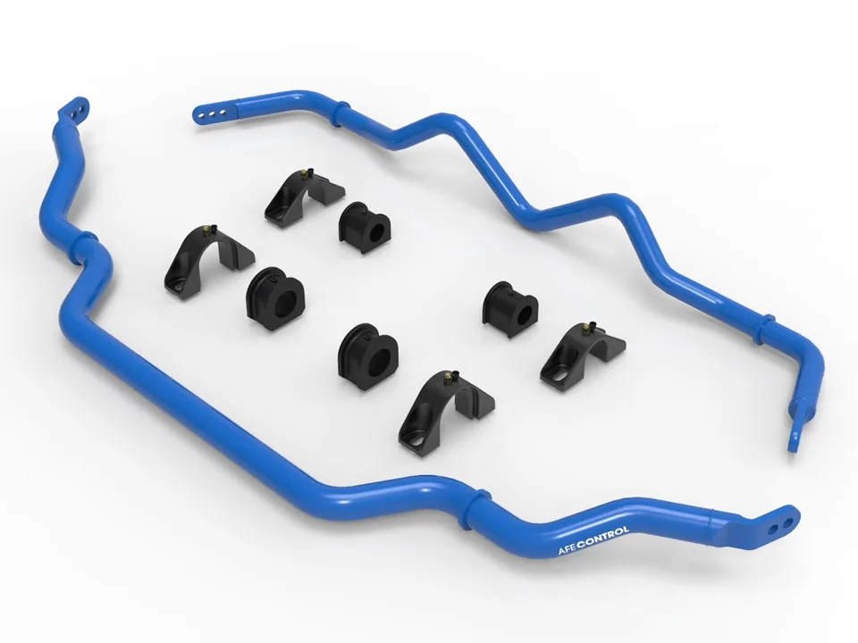 aFe 16-21 Infiniti Q50/Q60 3.0L (tt) Front and Rear Sway Bar Set Blue 440-711001-L 1 of 3