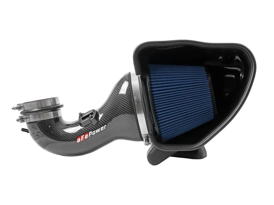 aFe 17-12 Chevrolet Camaro ZL1 (6.2L-V8) Track Series Carbon Fiber CAI System w/ Pro 5R Filters 57-10018R 6 of 6