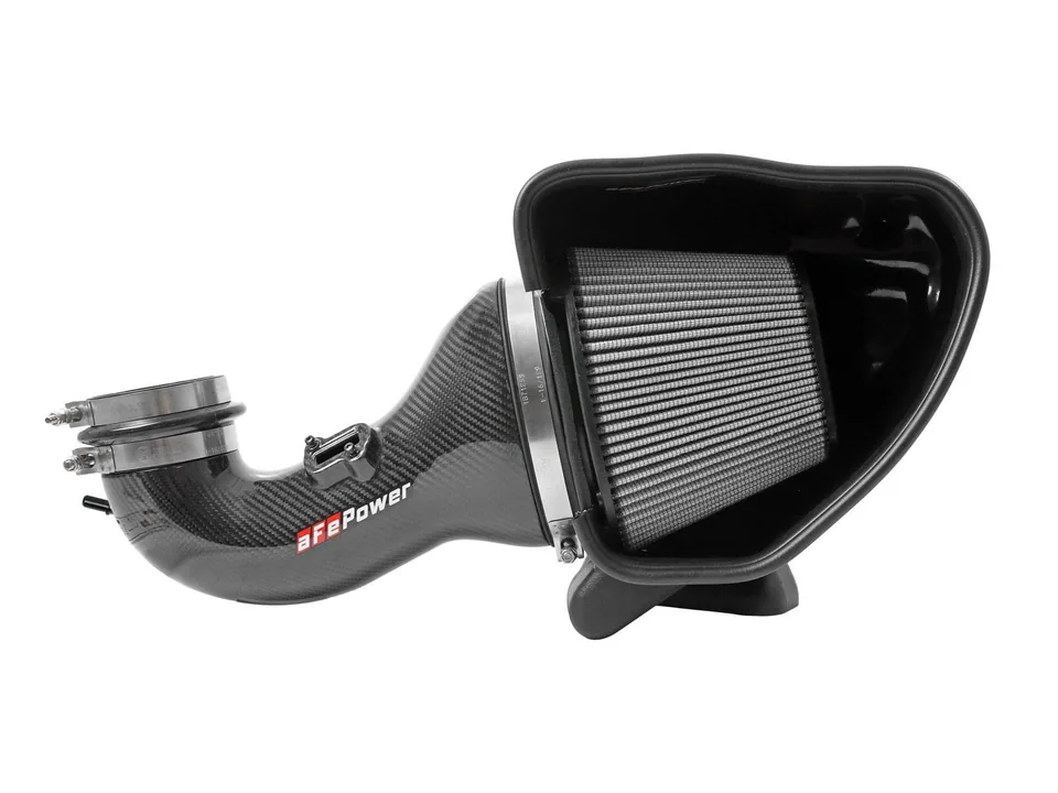 aFe 17-12 Chevrolet Camaro ZL1 (6.2L-V8) Track Series Carbon Fiber CAI System w/ Pro-DRY S Filters 57-10018D 6 of 6