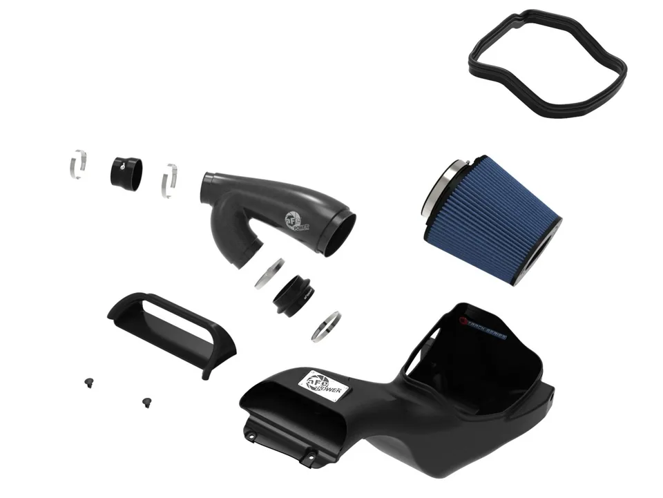 aFe 17-20 Ford F-150/Raptor Track Series Carbon Fiber Cold Air Intake System With Pro 5R Filters 57-10010R 2 of 6