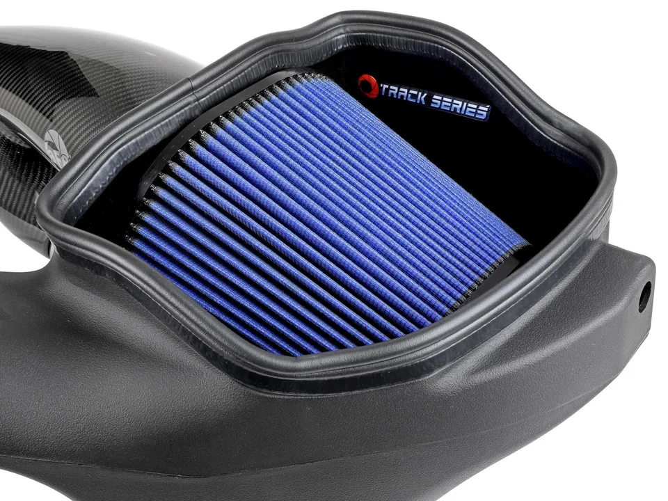 aFe 17-20 Ford F-150/Raptor Track Series Carbon Fiber Cold Air Intake System With Pro 5R Filters 57-10010R 6 of 6