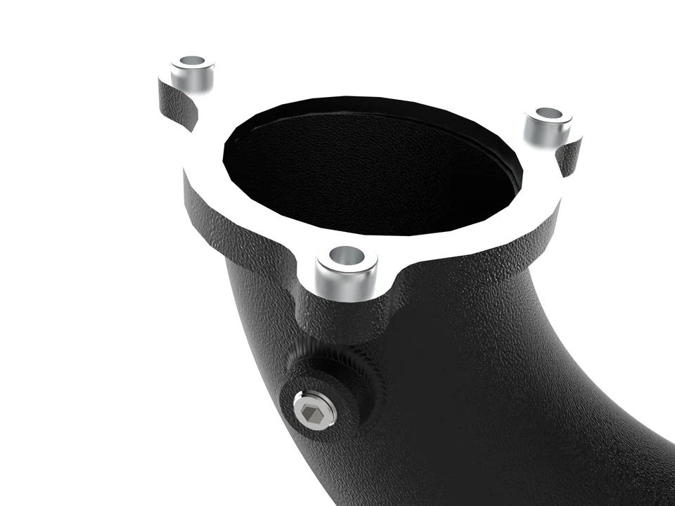 aFe 17-22 BMW 540i (G30/G31/G38) B58 L6 3.0L (t) BladeRunner 3in Aluminum Hot Charge Pipe - Black 46-20548-B 4 of 6