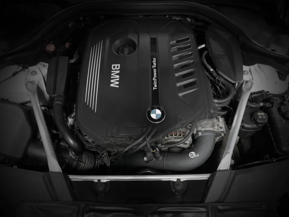aFe 17-22 BMW 540i (G30/G31/G38) B58 L6 3.0L (t) BladeRunner 3in Aluminum Hot Charge Pipe - Black 46-20548-B 6 of 6