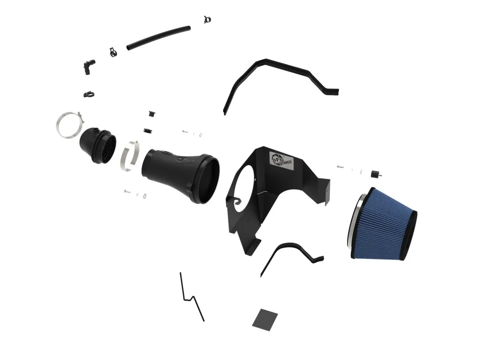 aFe 17-23 Dodge Challenger/Charger Magnum FORCE Stage-2XP Cold Air Intake System w/Pro DRY S- Black 54-12852R 2 of 6