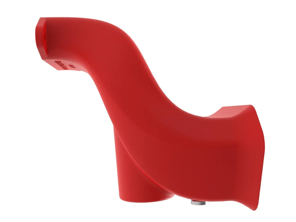 aFe 18-20 Hyundai Elantra GT L4-1.6L (t) Takeda Momentum Dynamic Air Scoop - Red 56-70005SR 6 of 6