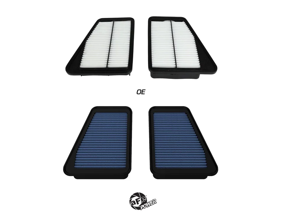 aFe 18-21 Kia Stinger V6-3.3L (tt) Magnum FLOW OE Replacement Air Filter w/ Pro 5R Media 30-10317 3 of 4