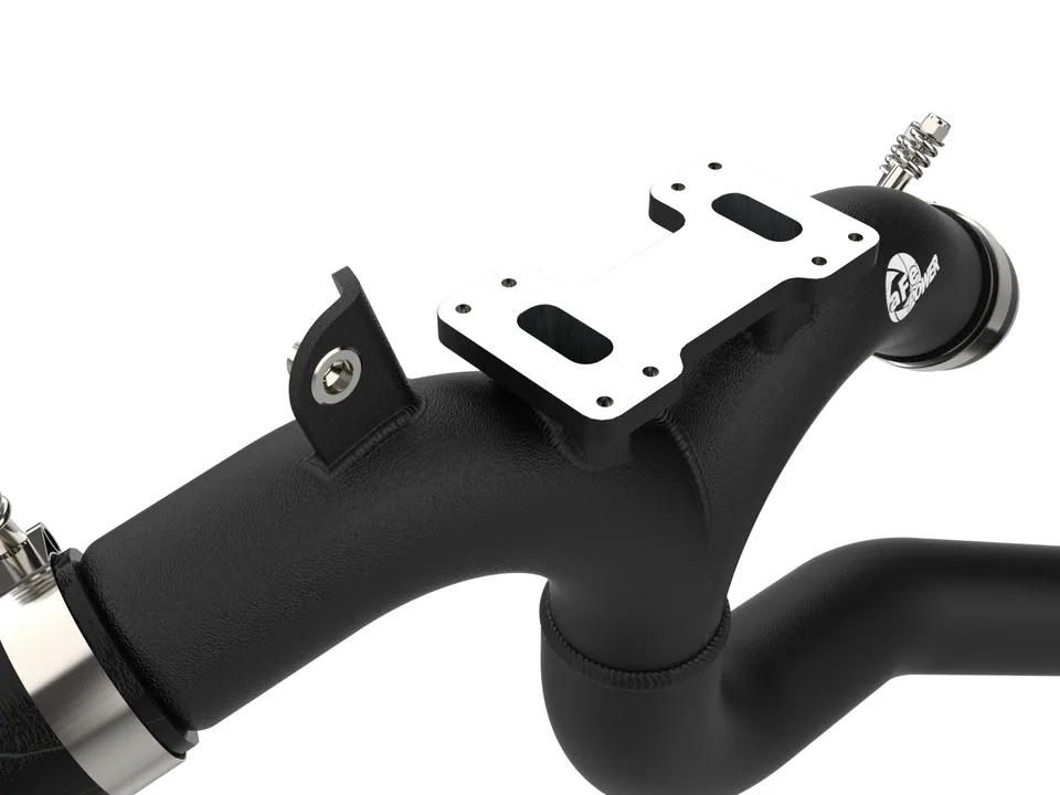 aFe 18-22 Kia/Genesis Singer/G70 V6-3.3L BladeRunner Alum Hot/Cold Charge Pipe Kit Black 46-20504-B 4 of 6