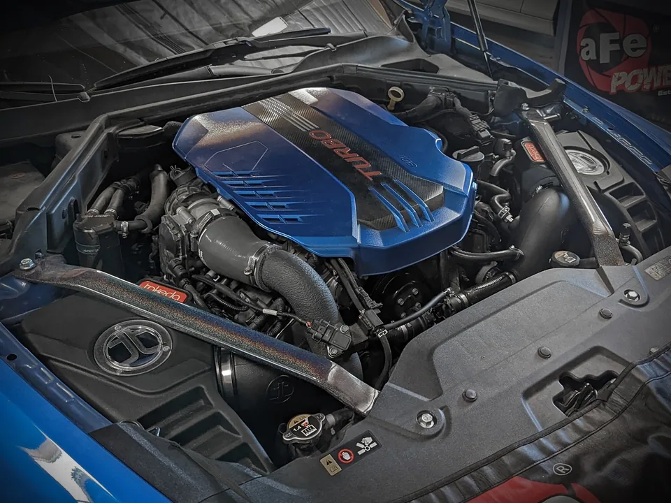 aFe 18-22 Kia Stinger V6-3.3L (tt) MagnumFORCE Intakes Stage-2 Pro 5R 56-70038R 3 of 6