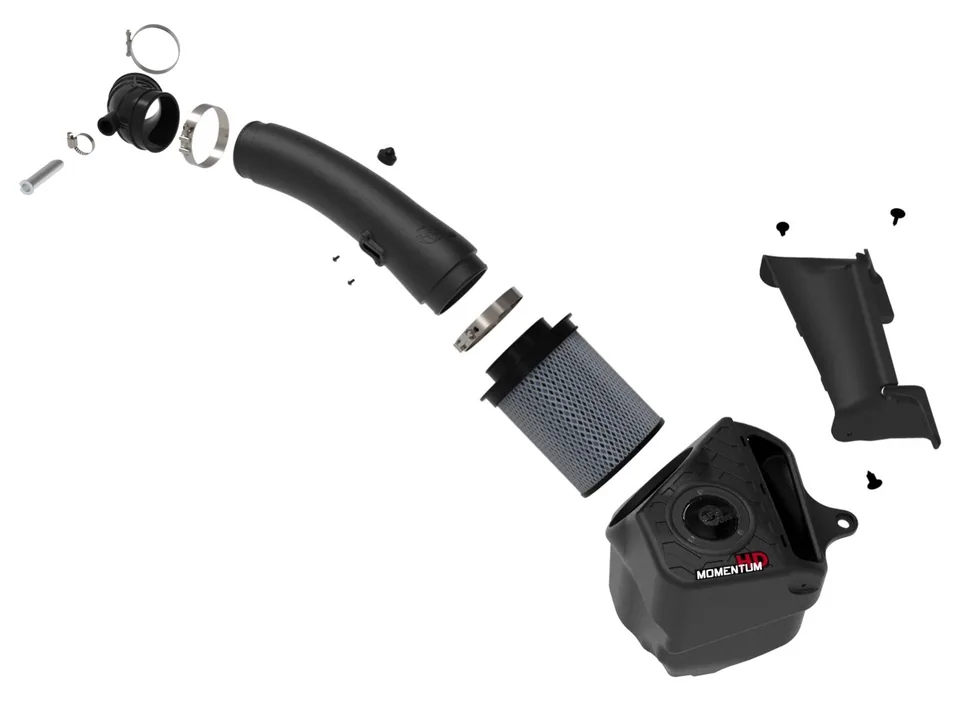 aFe 20-21 Jeep Wrangler (JL) V6-3.0L (td) Momentum HD Cold Air Intake System w/ Pro 10R Media 50-70062T 2 of 6