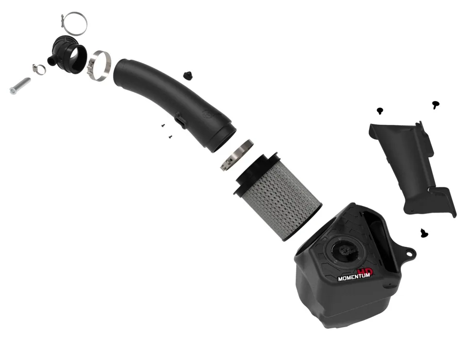 aFe 20-21 Jeep Wrangler (JL) V6-3.0L (td) Momentum HD Cold Air Intake System w/ Pro Dry S Media 50-70062D 2 of 6