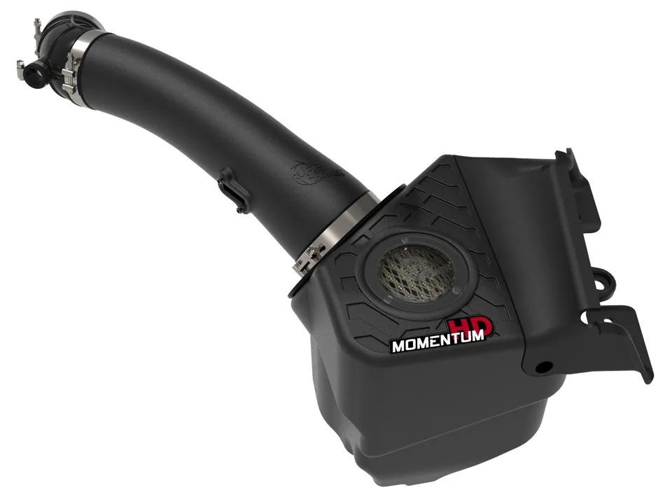 aFe 20-21 Jeep Wrangler (JL) V6-3.0L (td) Momentum HD Cold Air Intake System w/ Pro GUARD 7 Media 50-70062G 1 of 6