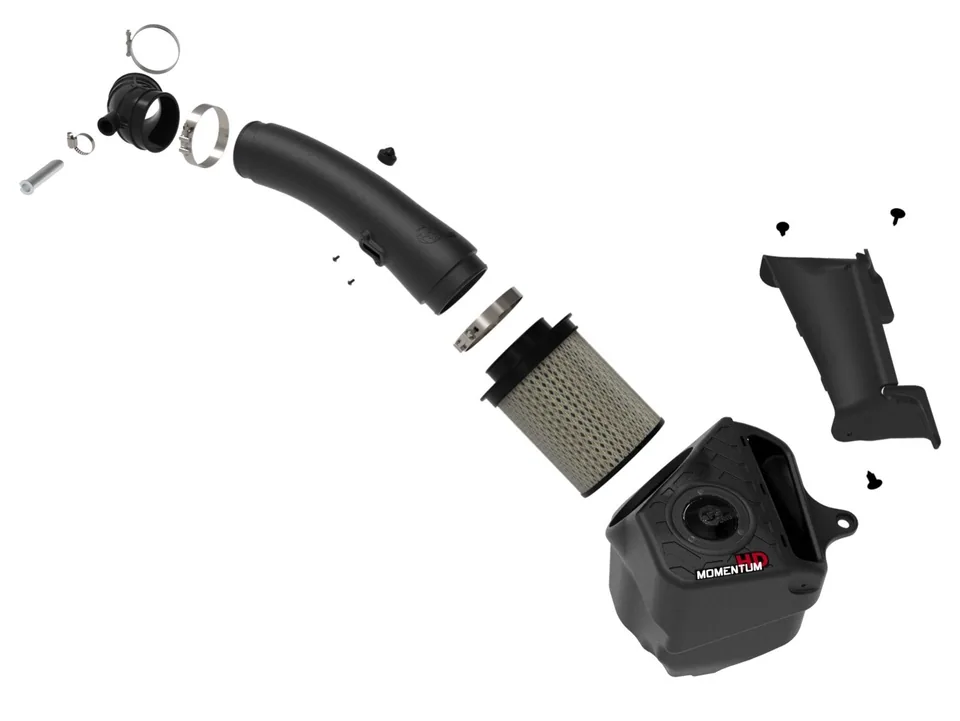 aFe 20-21 Jeep Wrangler (JL) V6-3.0L (td) Momentum HD Cold Air Intake System w/ Pro GUARD 7 Media 50-70062G 2 of 6