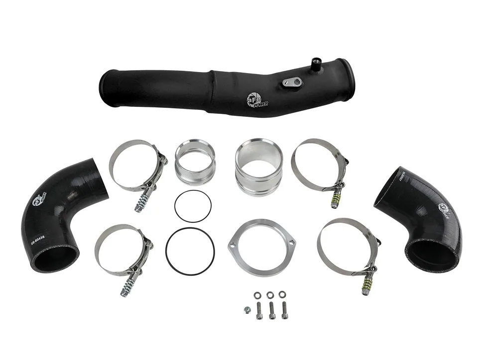 aFe 20-21 Toyota Supra 3.0L 3in Black Intercooler Tube - Hot 46-20398-B 2 of 5