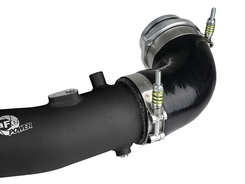 aFe 20-21 Toyota Supra 3.0L 3in Black Intercooler Tube - Hot 46-20398-B 3 of 5