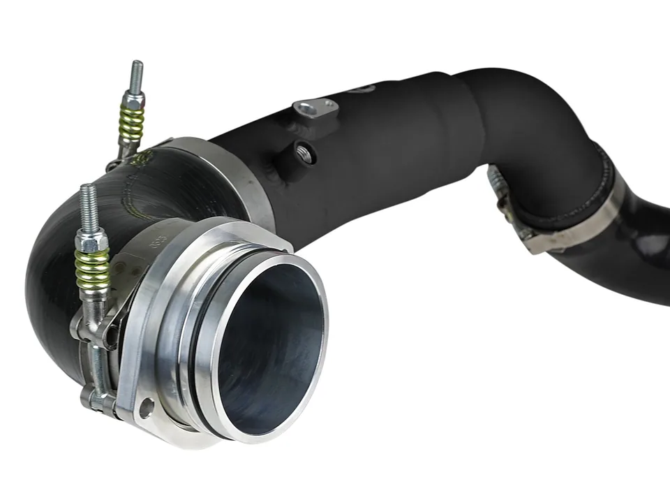 aFe 20-21 Toyota Supra 3.0L 3in Black Intercooler Tube - Hot 46-20398-B 4 of 5