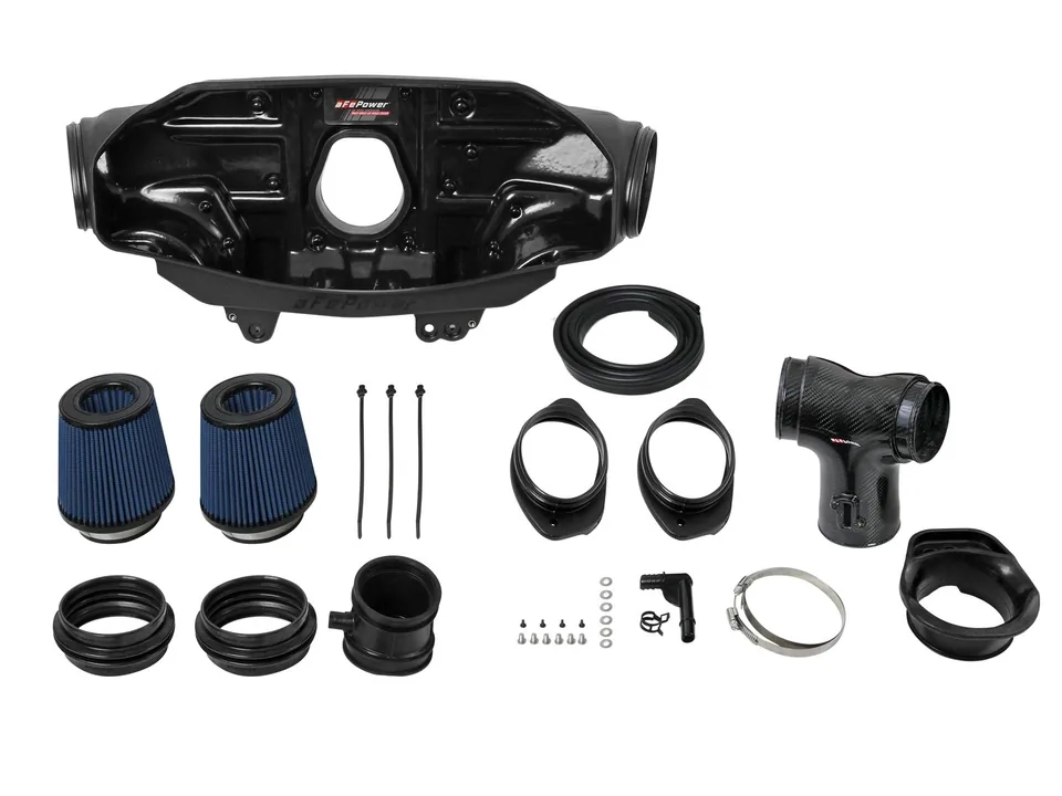 aFe 20-23 Chevrolet Corvette C8 Track Series Carbon Fiber Cold Air Intake System With Pro 5R Filters 57-10013R 3 of 6