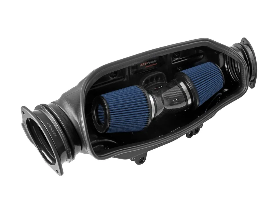 aFe 20-23 Chevrolet Corvette C8 Track Series Carbon Fiber Cold Air Intake System With Pro 5R Filters 57-10013R 4 of 6