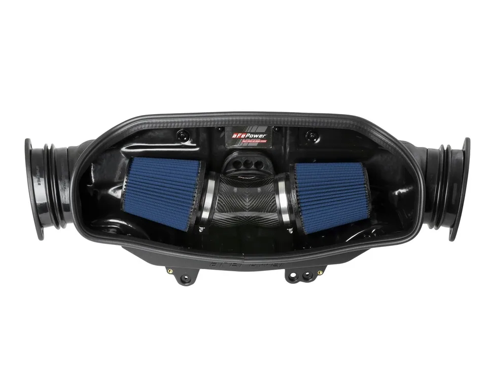 aFe 20-23 Chevrolet Corvette C8 Track Series Carbon Fiber Cold Air Intake System With Pro 5R Filters 57-10013R 5 of 6