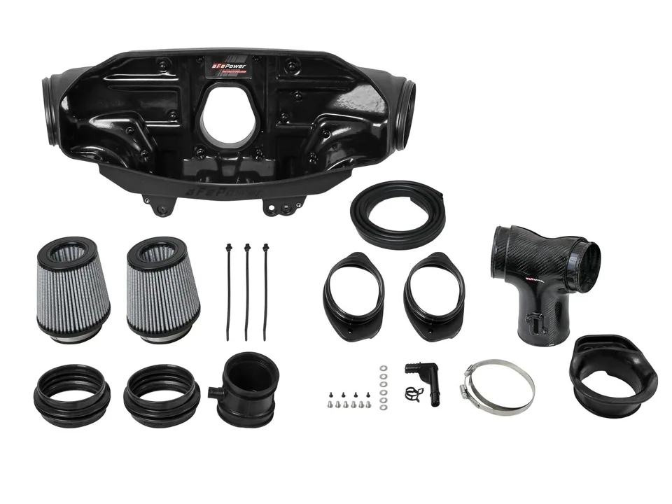 aFe 20-23 Corvette C8 Track Series Carbon Fiber Cold Air Intake System With Pro DRY S Filters 57-10013D 3 of 6