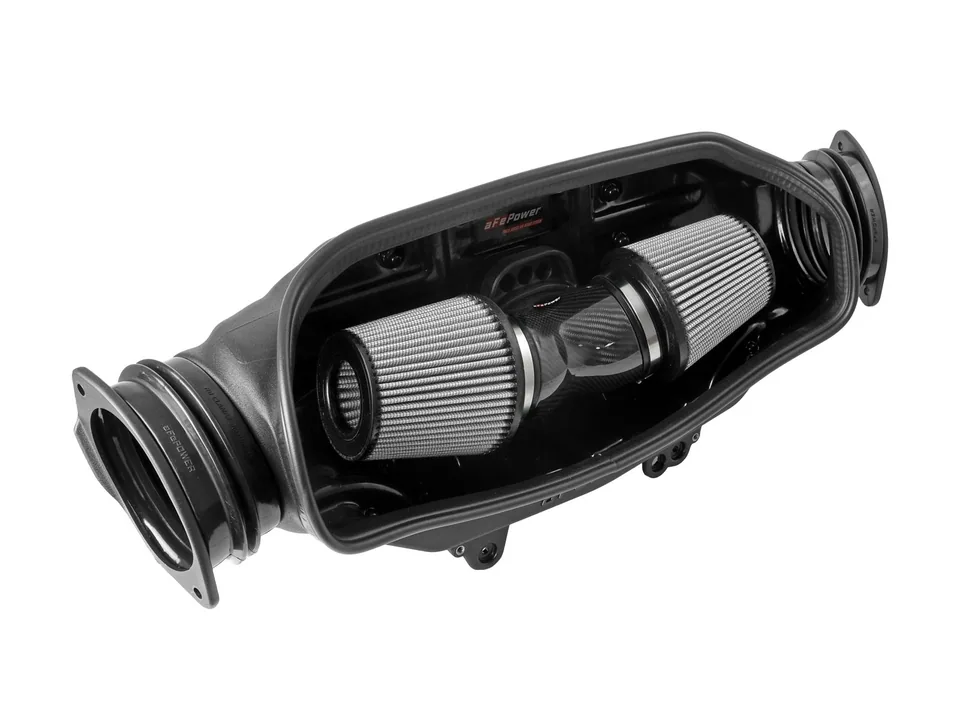 aFe 20-23 Corvette C8 Track Series Carbon Fiber Cold Air Intake System With Pro DRY S Filters 57-10013D 4 of 6