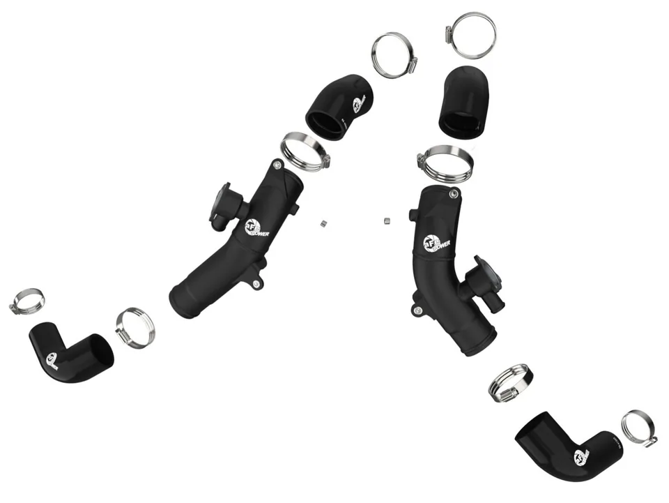 aFe 2022 Toyota Tundra V6-3.5L (tt) BladeRunner 2.5in Aluminum Hot Charge Pipe - Black 46-20568-B 2 of 6