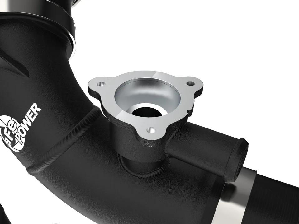 aFe 2022 Toyota Tundra V6-3.5L (tt) BladeRunner 2.5in Aluminum Hot Charge Pipe - Black 46-20568-B 4 of 6