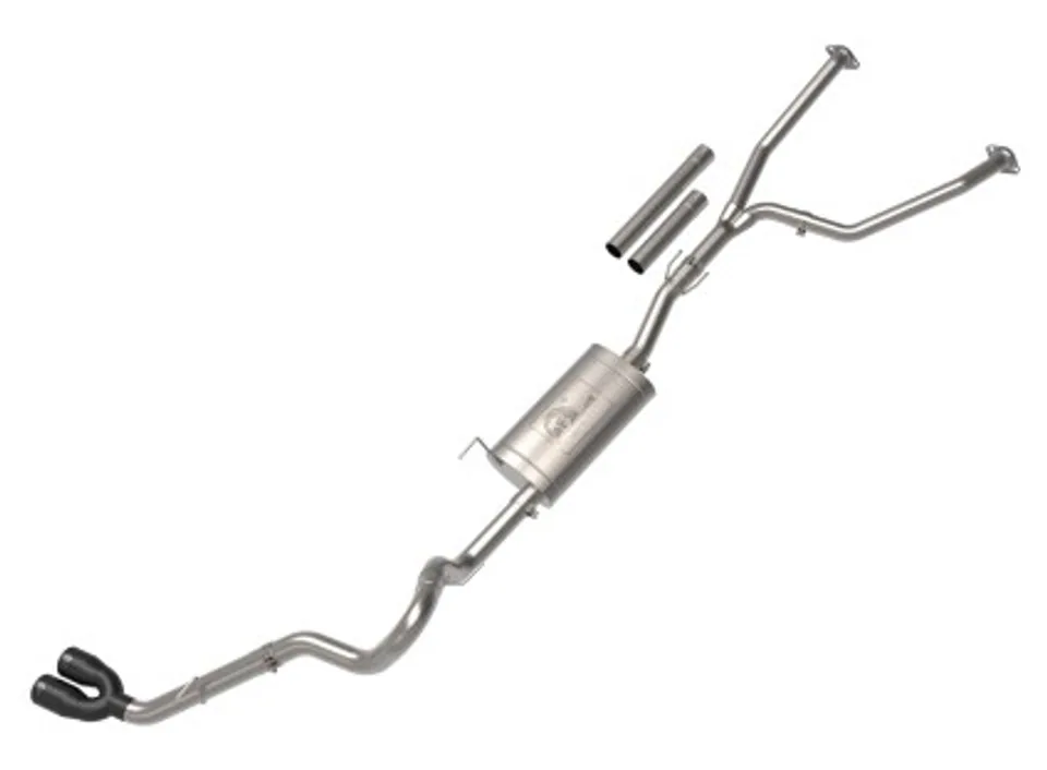 aFe 2022 Toyota Tundra V6-3.5L (tt) Vulcan Series 2.5in to 3in 304 SS Cat-Back Exhaust w/ Black Tip 49-36061-B 1 of 1