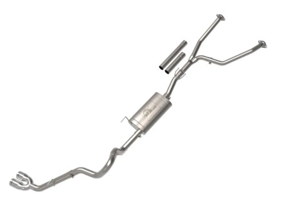 aFe 2022 Toyota Tundra V6-3.5L (tt) Vulcan Series 2.5in to 3in 304 SS Cat-Back Exhaust w/ Polish Tip 49-36061-P 1 of 1