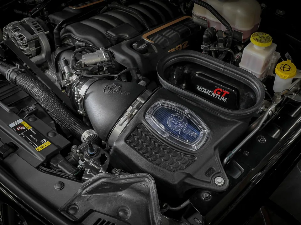 aFe 21 Jeep Wrangler 392 JL V8-6.4L Momentum GT Cold Air Intake System w/ Pro 5R Filter 50-70080R 3 of 6