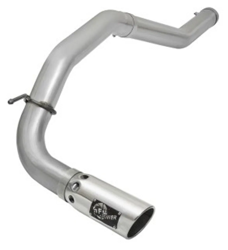 aFe Atlas Exhaust 5in DPF-Back Al Steel 2016 Nissan Titan XD V8-5.0L Polished Tip 49-06113-P 1 of 1
