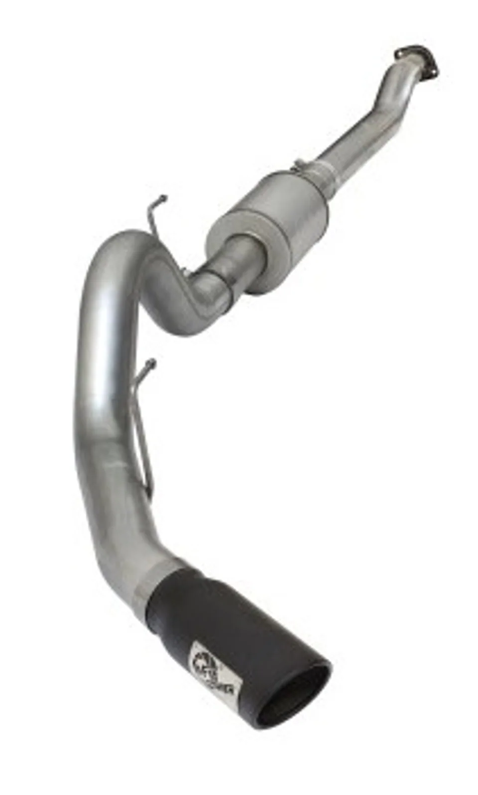 aFe Atlas Exhausts 4in Cat-Back Aluminized Steel Exhaust Sys 2015 Ford F-150 V6 3.5L (tt) Black Tip 49-03069-B 1 of 1