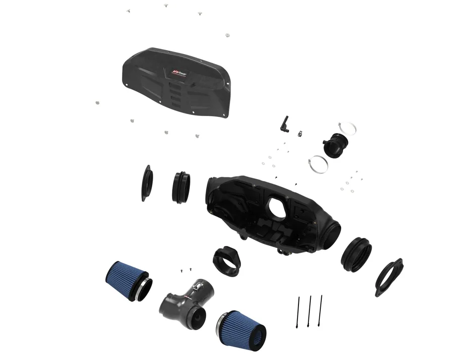 aFe Black Series Carbon Fiber Pro 5R Air Intake System 20-23 Chevrolet Corvette C8 V8 6.2L 58-10007R 2 of 6