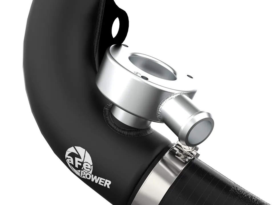 aFe BladeRunner 2 1/2in Intercooler Hot Side Charge Pipe 18-21 Jeep Wrangler JL L4-2.0L (t) - Black 46-20468-B 4 of 6