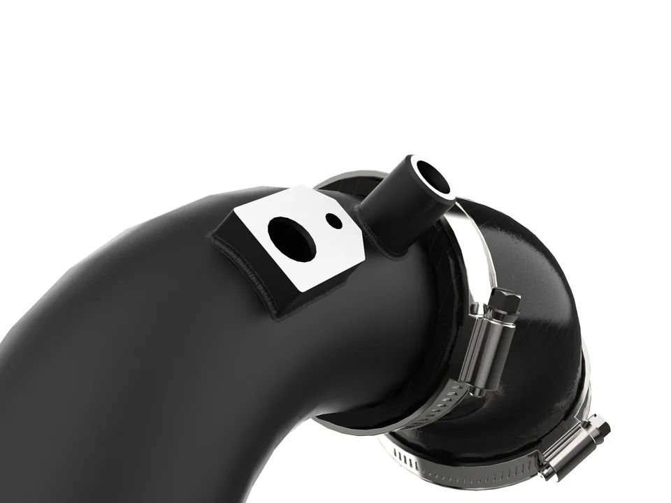 aFe BladeRunner 2 1/2in Intercooler Hot Side Charge Pipe 18-21 Jeep Wrangler JL L4-2.0L (t) - Black 46-20468-B 5 of 6
